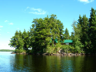 Cochenour Cabin on Cochenour Point