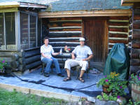 Ute and son, Kurt on the BBQ deck.