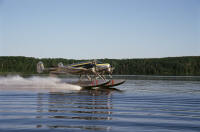Beechcraft Landing view from Point.
