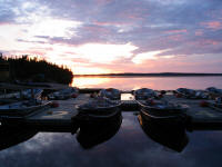 Fishing on Sydney Lake