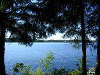 View from the front steps